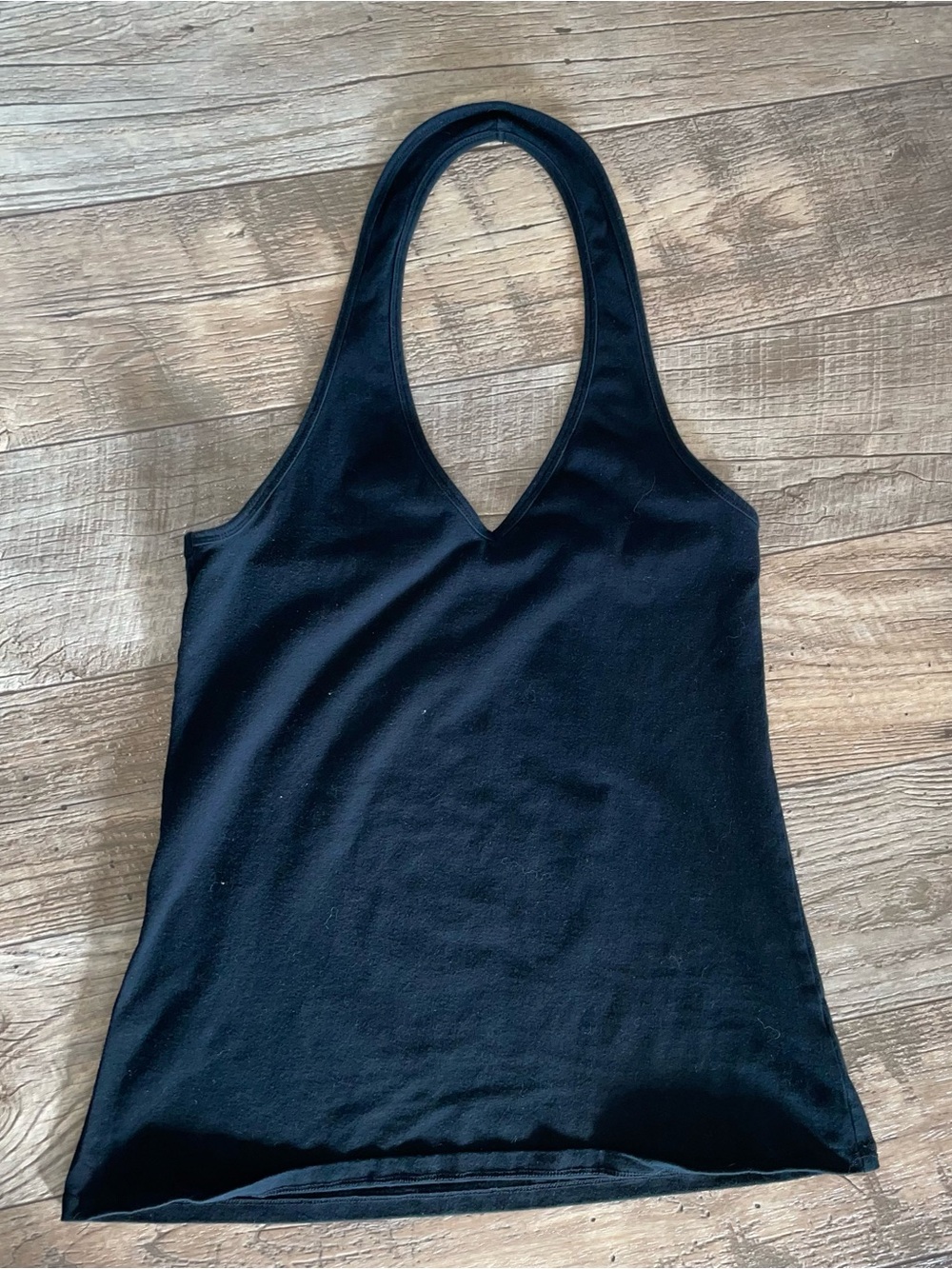 torrid Black Halter V-Neck Tank Top